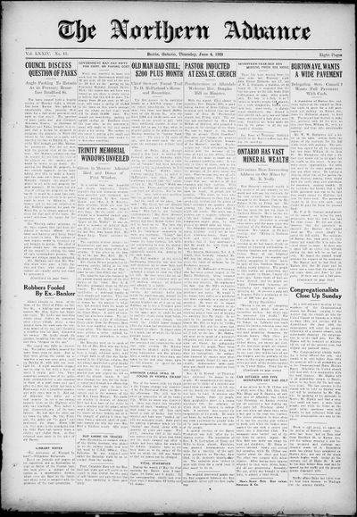 Northern Advance, 4 Jun 1925