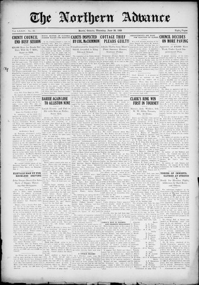 Northern Advance, 25 Jun 1925