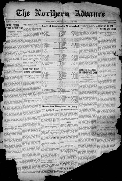 Northern Advance, 31 Dec 1925