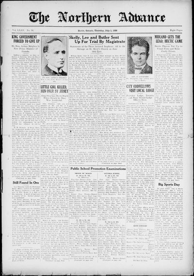 Northern Advance, 1 Jul 1926