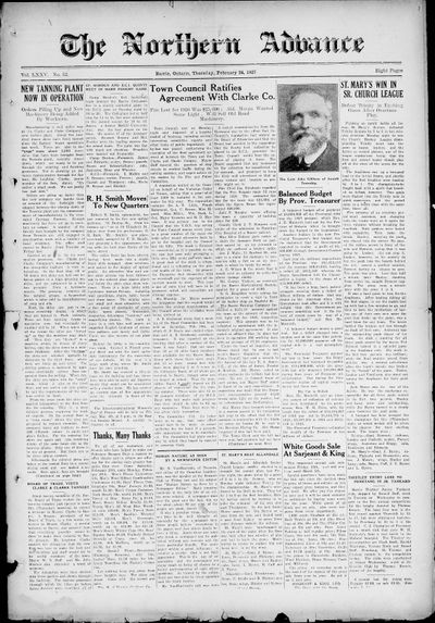 Northern Advance, 24 Feb 1927