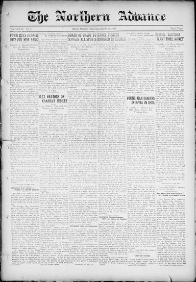 Northern Advance, 17 Mar 1927