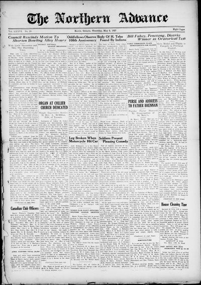 Northern Advance, 5 May 1927