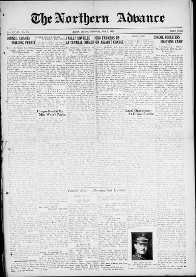 Northern Advance, 5 Jul 1928