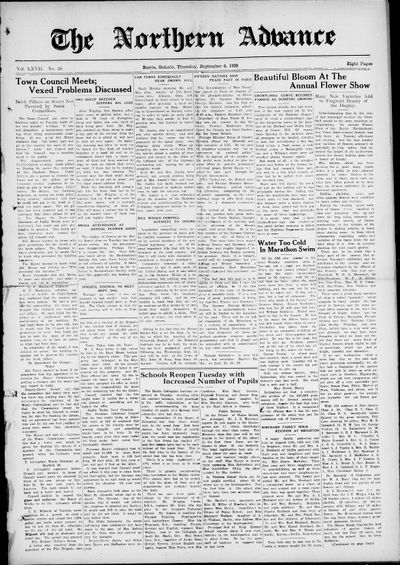 Northern Advance, 6 Sep 1928