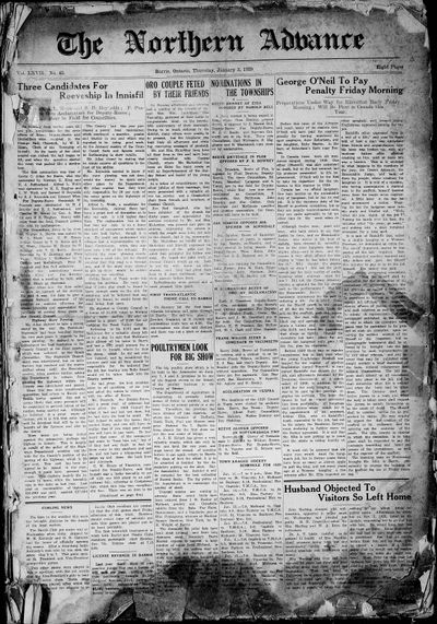 Northern Advance, 3 Jan 1929