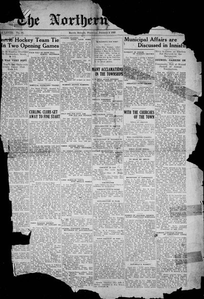 Northern Advance, 2 Jan 1930