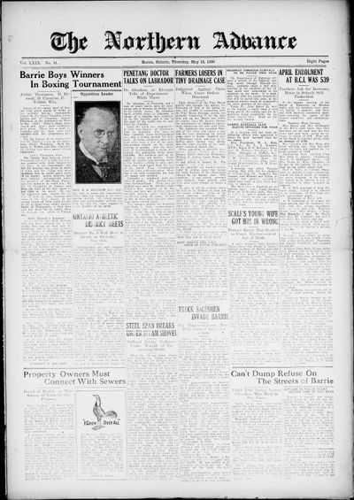 Northern Advance, 15 May 1930