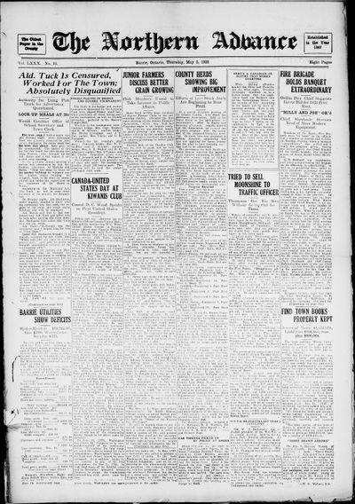 Northern Advance, 5 May 1932