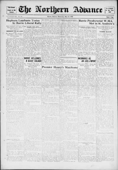 Northern Advance, 31 May 1934