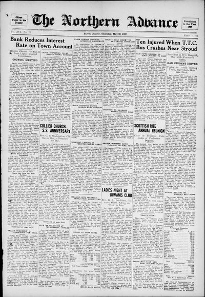 Northern Advance, 20 May 1937