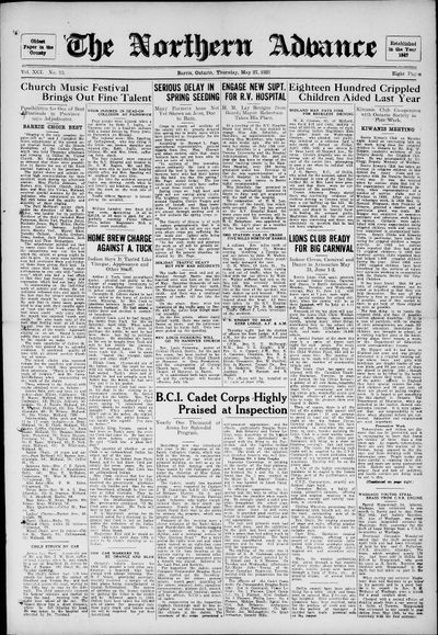 Northern Advance, 27 May 1937