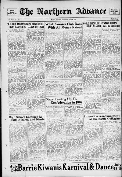 Northern Advance, 8 Jul 1937