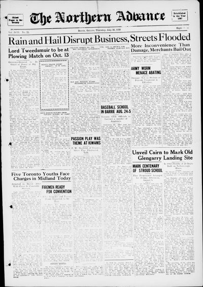 Northern Advance, 28 Jul 1938