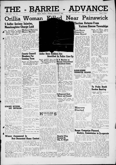 Barrie Advance, 3 Jan 1939