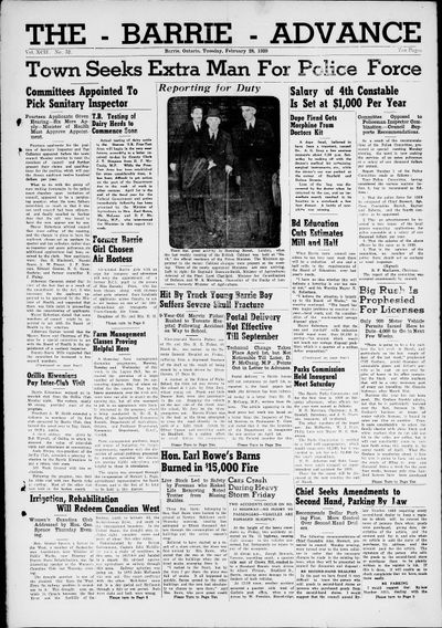 Barrie Advance, 28 Feb 1939