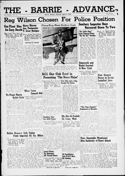 Barrie Advance, 4 Apr 1939