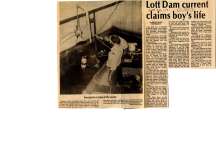 Lott Dam current claims boy's life
