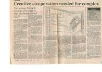 Creative co-operation needed for complex