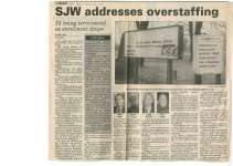 SJW addresses overstaffing