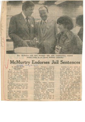 McMurty endorses jail sentences