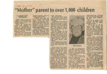 "Mother" parent to over 1,000 children