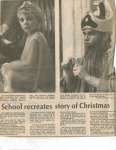 School recreates story of Christmas