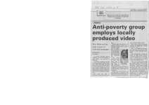 Anti Poverty Group Employs Locally Produced Video