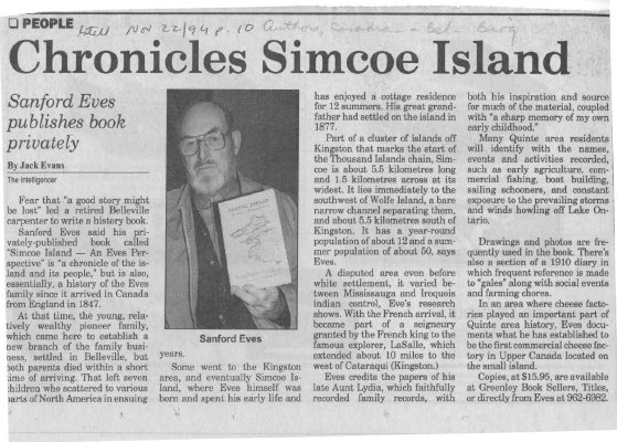 Chronicles of Simcoe Island