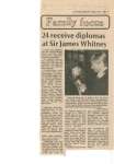 24 receive diplomas at Sir James Whitney