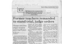 Former teachers remanded to stand trial, judge orders