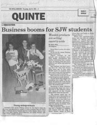 Business booms for SJW students