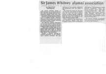 Sir James Whitney alumni association