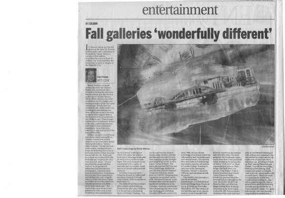 Fall galleries &quot;wonderfully different&quot;