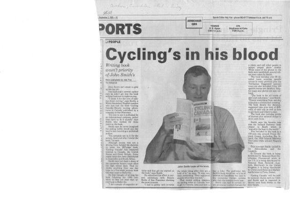 Cycling's in his Blood