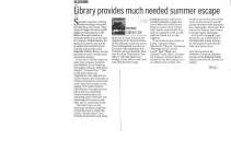 Library provides much needed summer escape