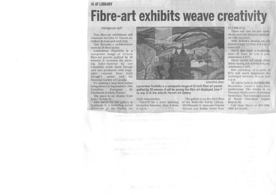 Fibre-art exhibits weave creativity