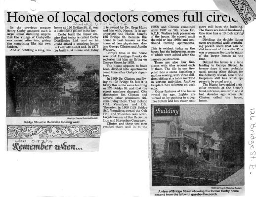 Home of local doctors comes full circle