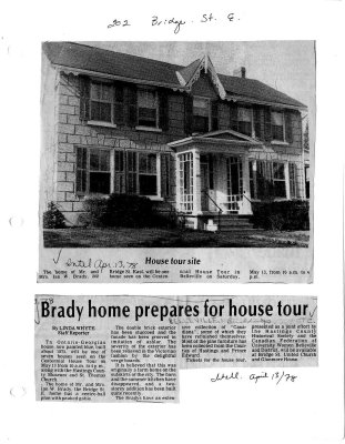 Home tour site: Brady home prepares for house tour