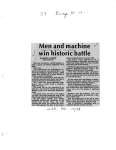Men and machine win historic battle