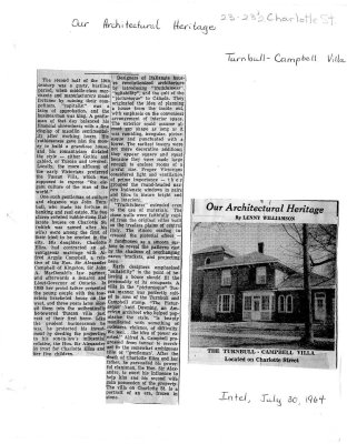 Our Architectural Heritage: Turnball-Campbell Villa