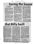 Saving the house that Billa built