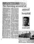 No horsing around at animal hospital