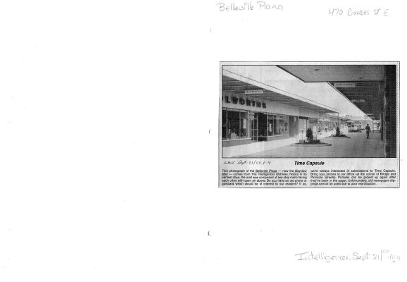 Time capsule: Belleville Plaza