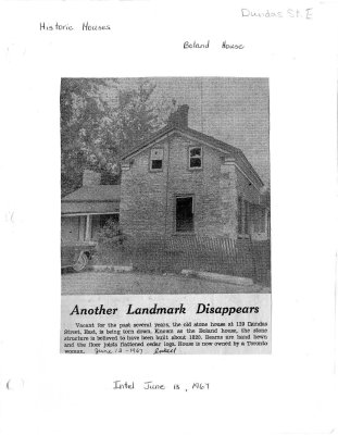 Another landmark disappears: the Boland House