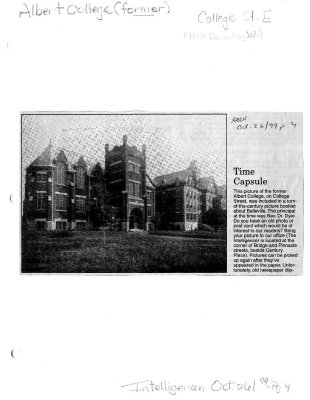 Time capsule: Albert College