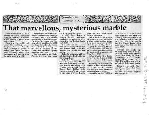 That marvellous, mysterious marble