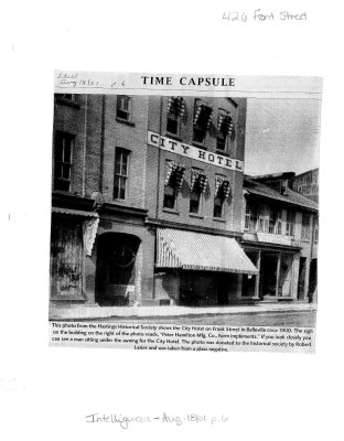 Time capsule: 426 Front Street