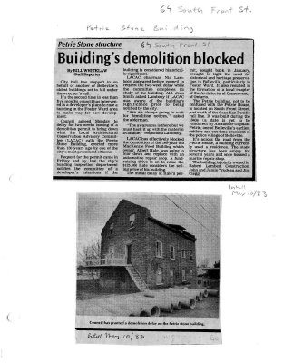 Building's demolition blocked