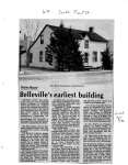 Petrie House: Belleville's earliest building